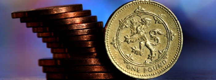 Pound coin, money