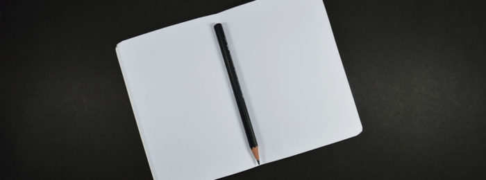 Pencil and notepad