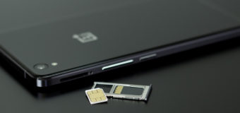 Smartphone with SIM card
